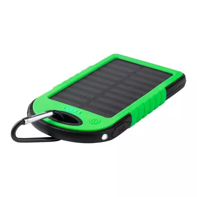 Portable 4000 mAh battery, solar charging - Lenard