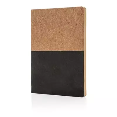 Notebook with eco cover of cork in 2 colors