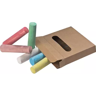 Chalks in box