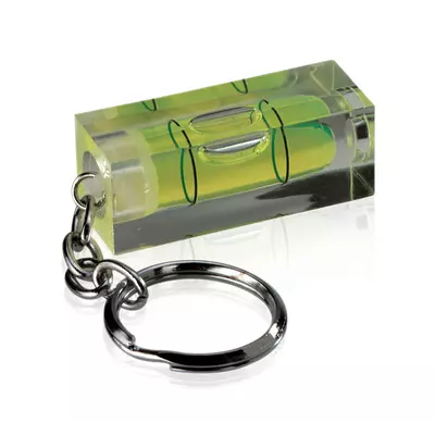 Spirit level keychain