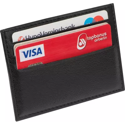 Leather RFID credit card case
