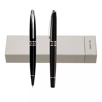 Set ball pen and fountain pen Silver Clip [CLONE]