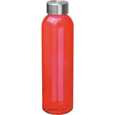 Transparent drinking bottle