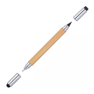 2 in 1 writing tool with touchscreen tips