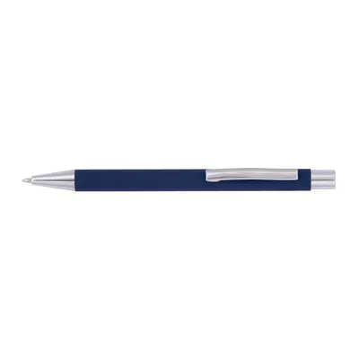 Metal ball pen with soft touch