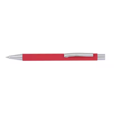 Soft touch metal ball pen