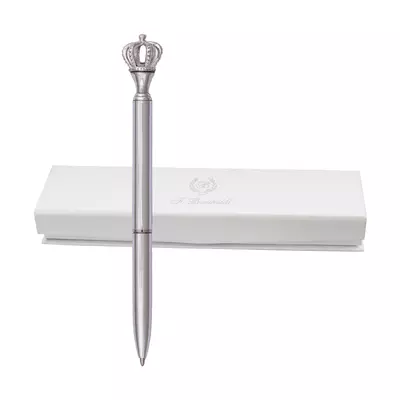 Metal ball pen CROWN in box