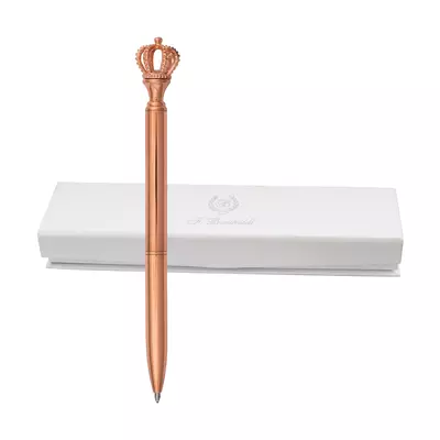 Metal ball pen CROWN in box