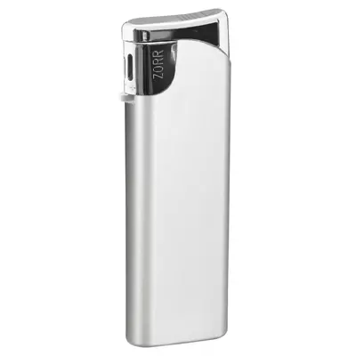 Plastic lighter SLIDER-SILVER
