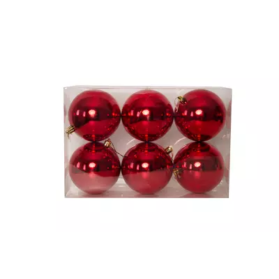 Set of 6 christmas baubles