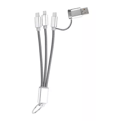 Keyring USB charger cable