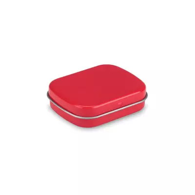 Metal box with mints