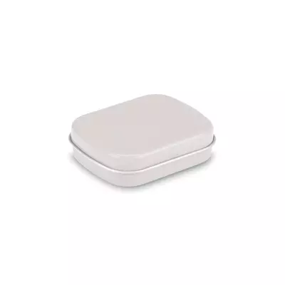 Metal box with mints