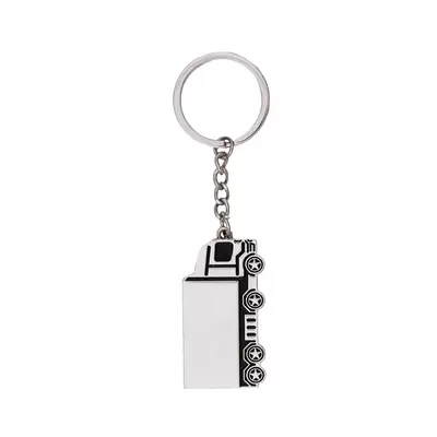Metal keychain truck