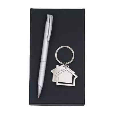 Set ball pen and keychain