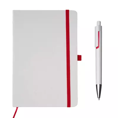A5 notebook with ball pen