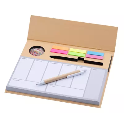Eco weekly desk organizer
