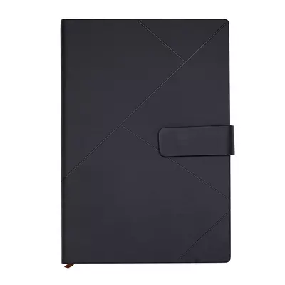 Hardcover A5 notebook with geometric shapes