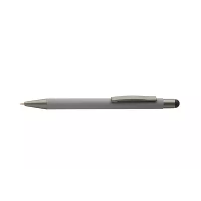 Metal ball pen with rubberized finish Leman