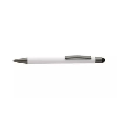 Metal ball pen with rubberized finish Leman