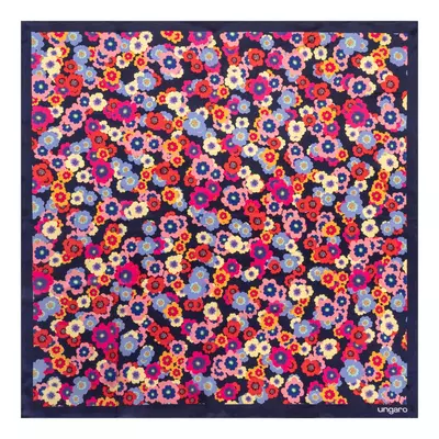 Silk scarf Chiara Navy