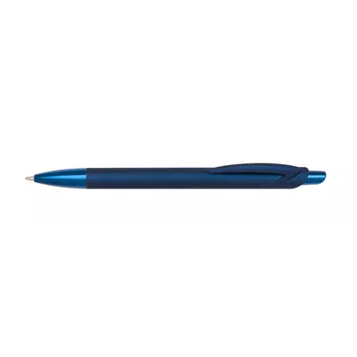 Plastic pen with shiny elements BULLET