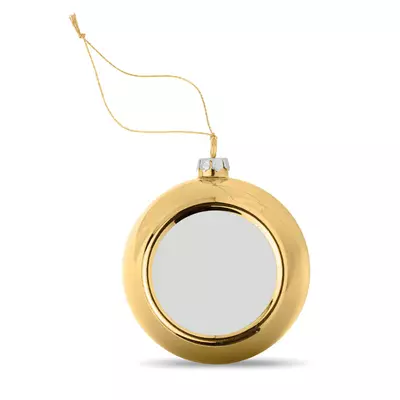 Christmas ball with branding tile