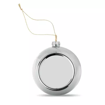 Christmas ball with branding tile
