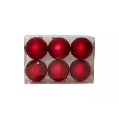 Set of 6 christmas baubles