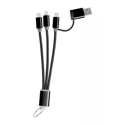 Keyring USB charger cable