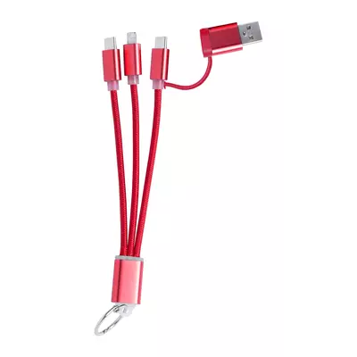 Keyring USB charger cable