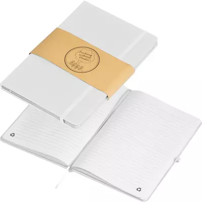 A5 notebook from recycled eco leather