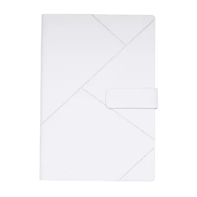 Hardcover A5 notebook with geometric shapes