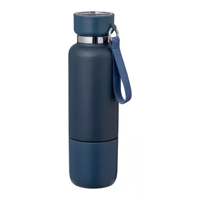 Stainless steel thermos with cup