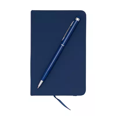 Set of A6 notebook and metal pen
