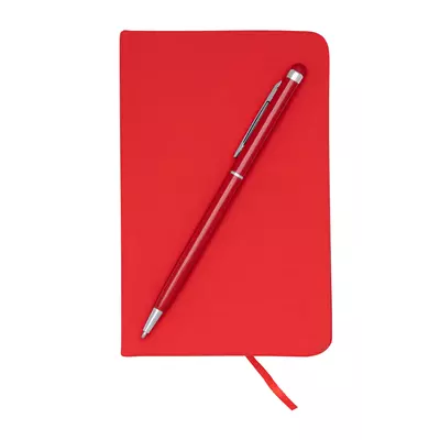 Set of A6 notebook and metal pen