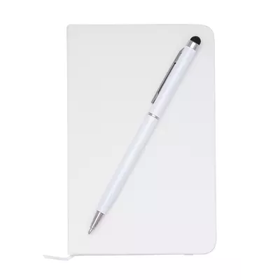 Set of A6 notebook and metal pen