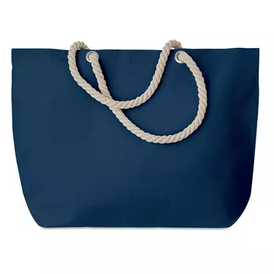 Cotton beach bag with cord handle 220 gr/m²