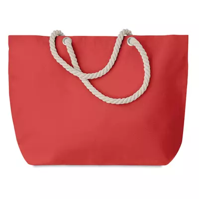 Cotton beach bag with cord handle 220 gr/m²