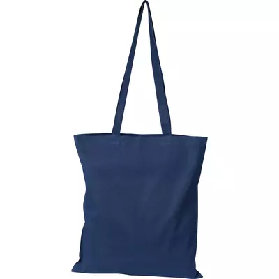 Памучна пазарска чанта с дълги дръжки 140 gr/m².