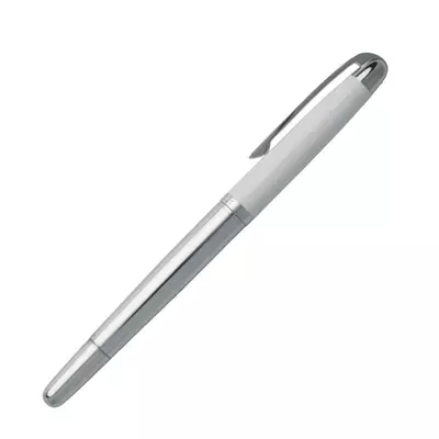 Metal roller pen Duel White