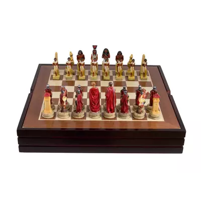 Chess with hand - painted figures - ROMA