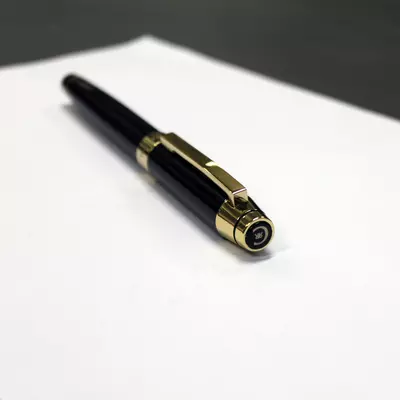 Metal fountain pen Heritage gold