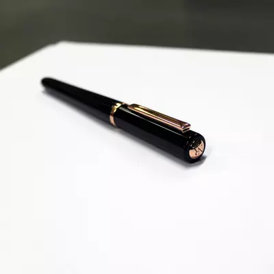 Metal roller pen Triptyque Bleu