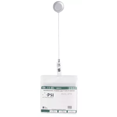 Щипка за бадж - сребърна