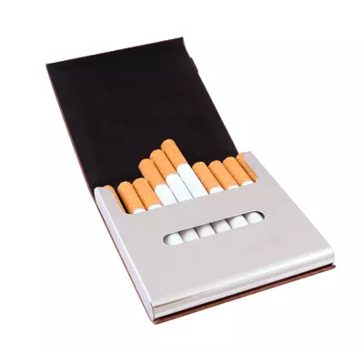 Leather cigarette case