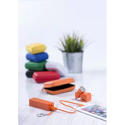 Set – Power Bank 4000 mAh, car charger, AC USB charger in case - Rebex