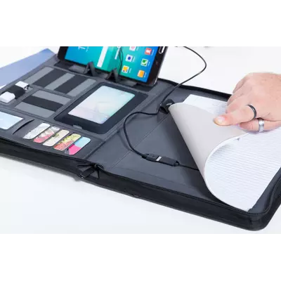 Елегантна папка за документи А4, с вградена батерия