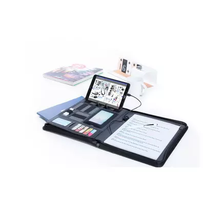 Елегантна папка за документи А4, с вградена батерия