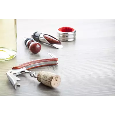 Wine set in round box